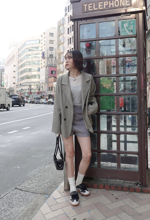 ショートニットパンツ